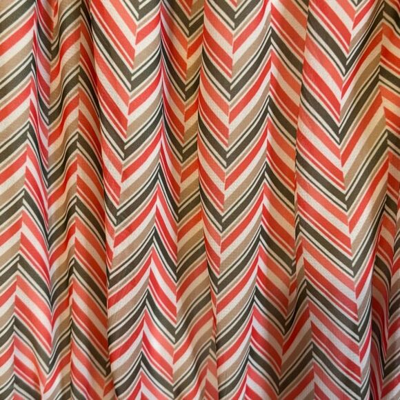 Charming Charlie Cold Shoulder Spaghetti Strap Chevron Dress NWT - Picture 3 of 8